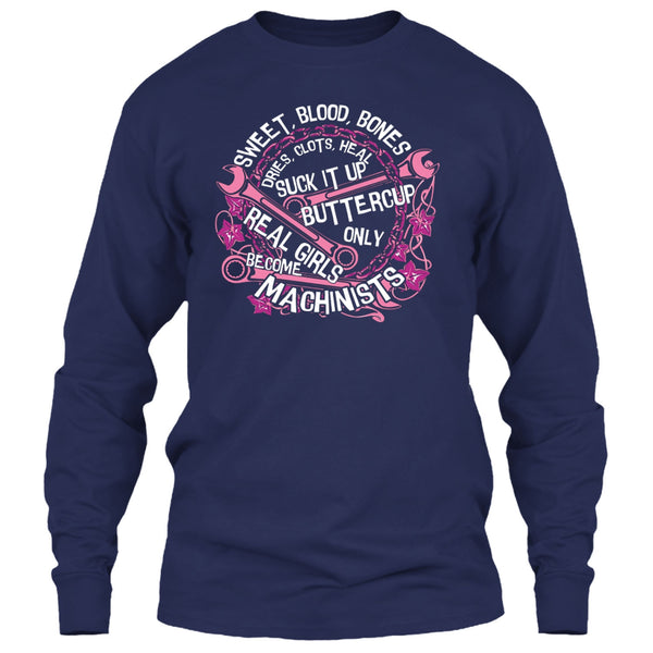 Sweet Blood Bones T Shirt, Real Girls Become Mechanic T Shirt