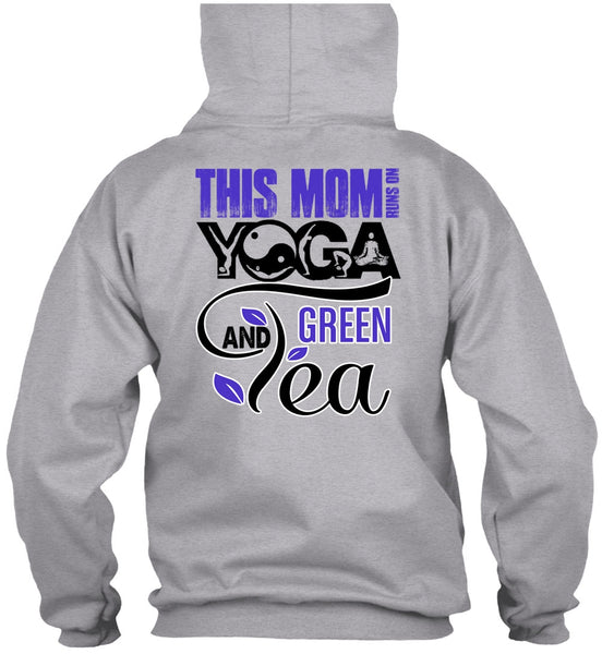 This Mom Runs On Yoga T Shirt, I Love Mom T Shirt