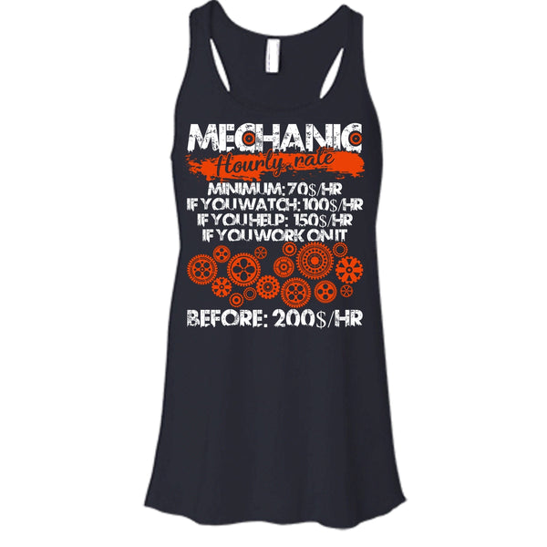 Mechanic Hourly Rate T Shirt, I Am A Mechanic T Shirt, Cool T Shirt