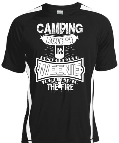 A black t-shirt with the shopify logo