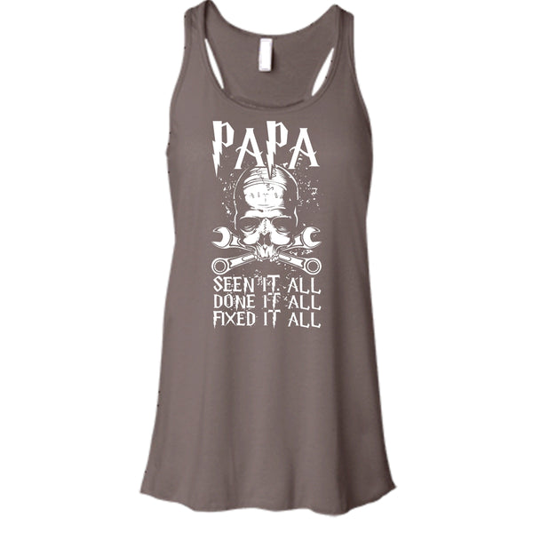 Papa Seen It All T Shirt, Done It All Fixed It All T Shirt, Cool T Shirt