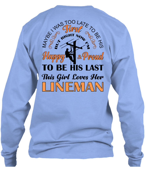 This Girl Loves Her Lineman T Shirt, My Job T Shirt