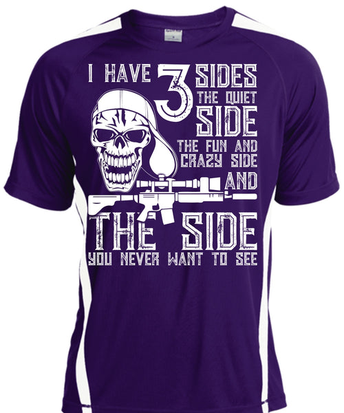 I Have 3 Sides The Quiet T Shirt, Being A Gunner T Shirt, Cool Shirt
