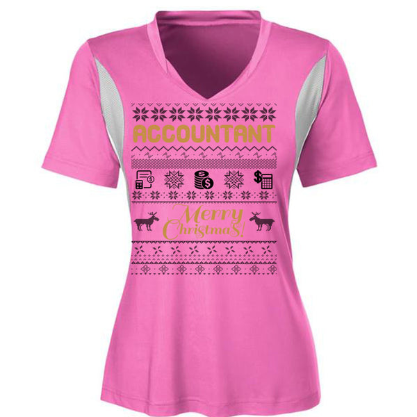 Accountant Merry Christmas T Shirt, I Love Accountant T Shirt, Awesome T-Shirts