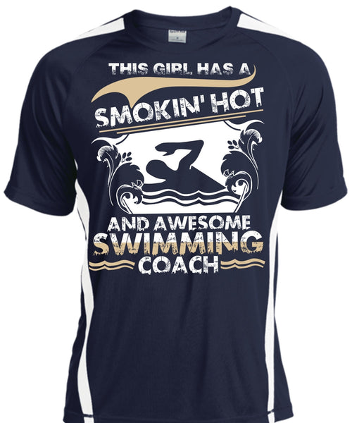 Awesome Swimming Coach T Shirt, Being A Swimmer T Shirt, Cool Shirt
