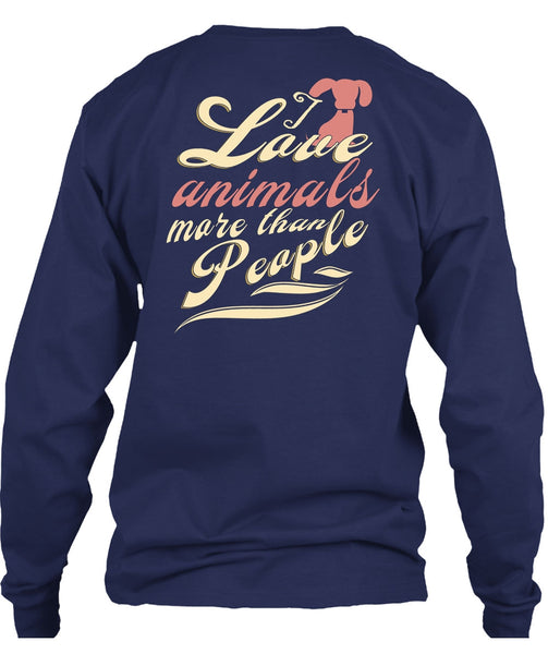 I Love Animal More Than People T Shirt, I Love Dogs T Shirt