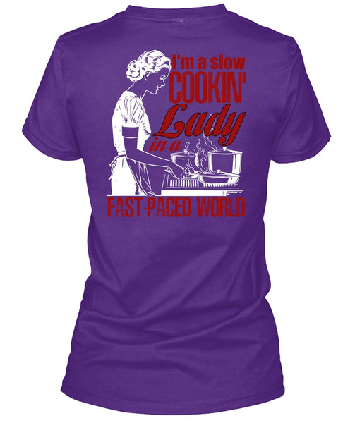 I'm A Slow Cooking Lady T Shirt, Being A Cooker T Shirt