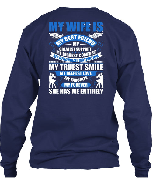 My Wife Is My Best Friend T Shirt, My Favorite My Forever T Shirt