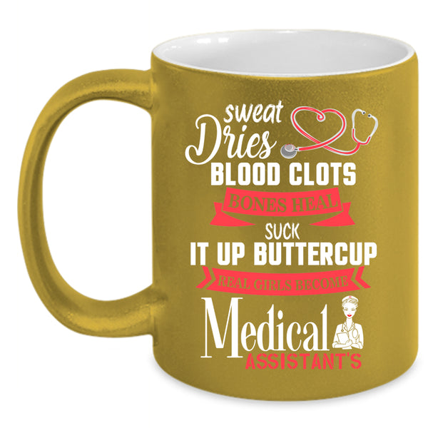 Real Girls Become Medical Assistant Coffee Mug, Cute Girls Coffee Cup