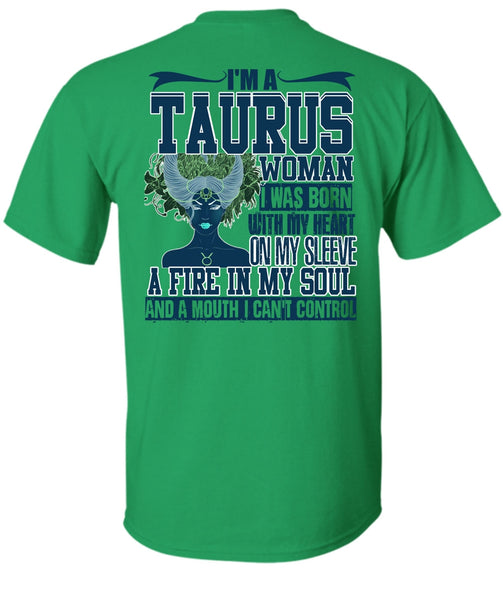 I'm A Taurus Woman T Shirt, I Love Taurus T Shirt