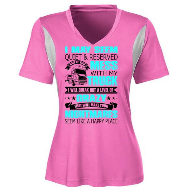 Mess With My Truck T Shirt, I Love Trucking T Shirt, Awesome T-Shirts