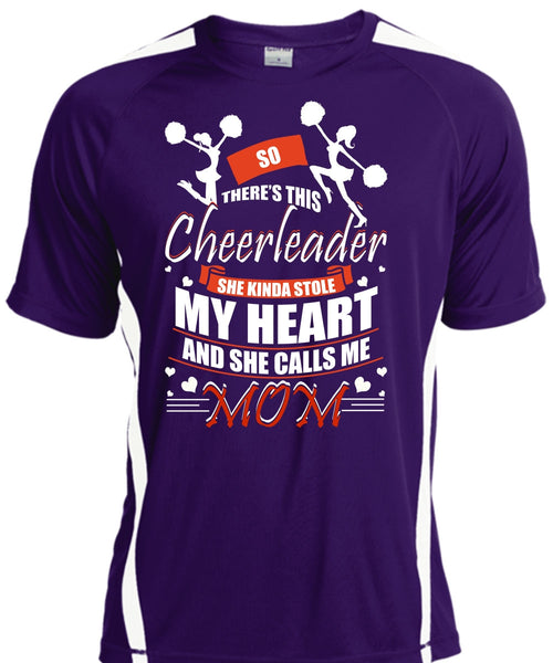 She Calls Me Mom T Shirt, There's This Cheerleader T Shirt, Cool Shirt