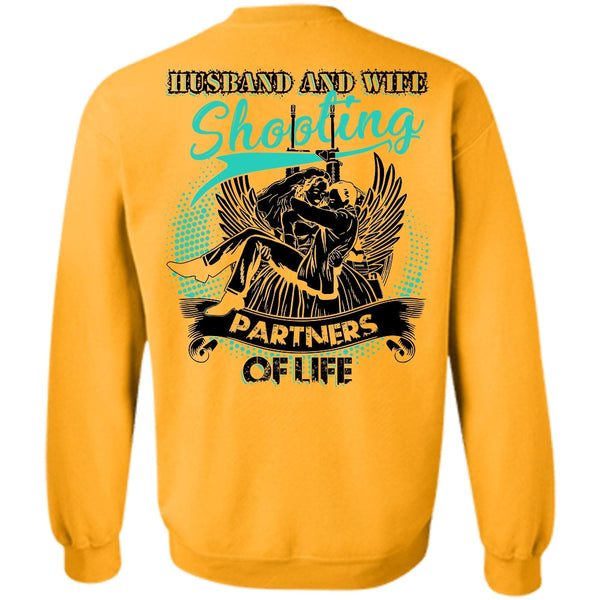 I Love Husband T Shirt, Husband And Wife Shooting Partners Of Life Sweatshirt
