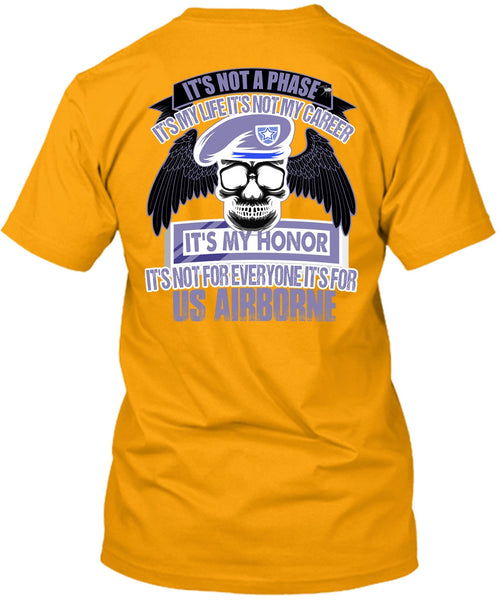 It's For US Airborne T Shirt, I Love Veteran T Shirt