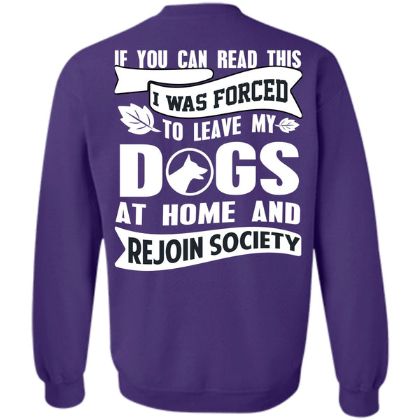 I Love My Dog T Shirt, You Can Read This Sweatshirt