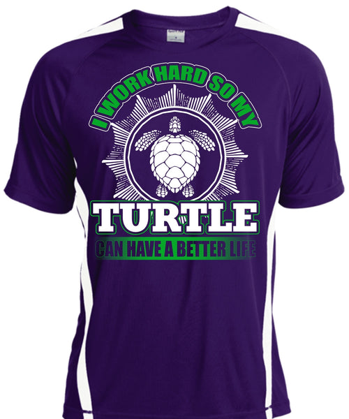 I Work Hard So My Turtle T Shirt, My Life T Shirt, Cool Shirt