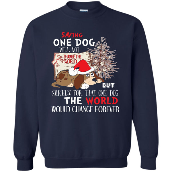 Coolest Dog T Shirt, Dog Happy Merry Christmas Sweatshirt