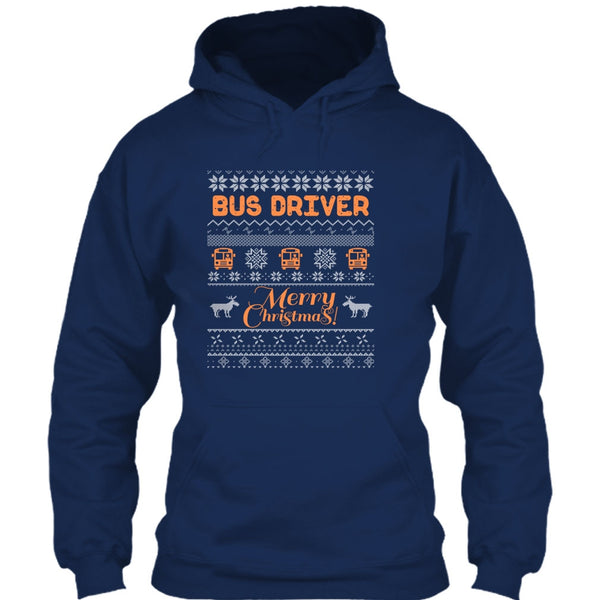 Bus Driver Merry Christmas T Shirt, Coolest Bus Driver T Shirt