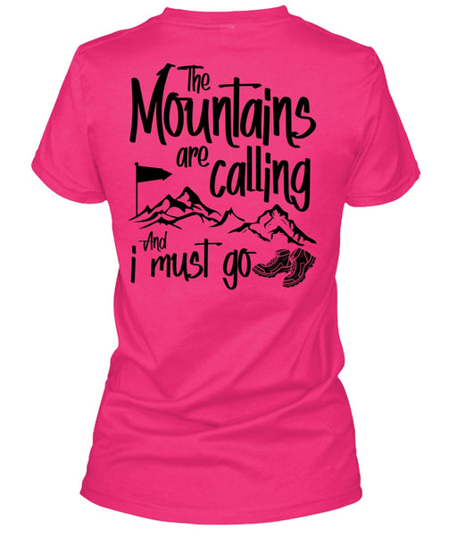 The Mountains Are Calling T Shirt, I Love Hiker T Shirt