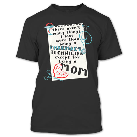 A black t-shirt with the shopify logo