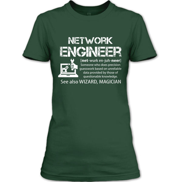 Network Engineer T Shirt, Network Engineer Someone Who Does Precision T Shirt