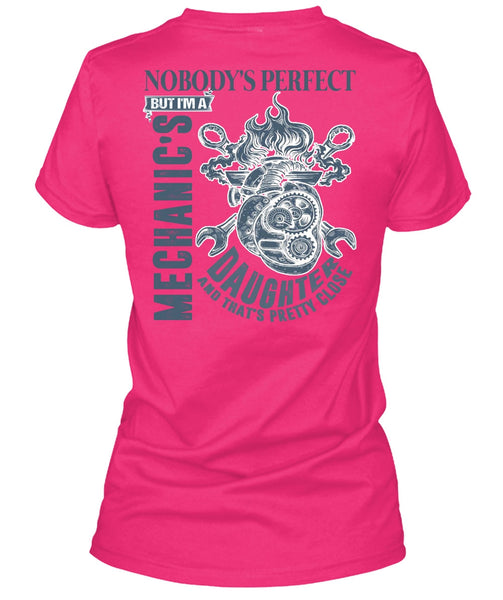 I'm A Mechanic's Daughter T Shirt, I Love Mechanic T Shirt