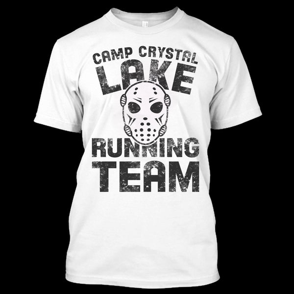 A black t-shirt with the shopify logo