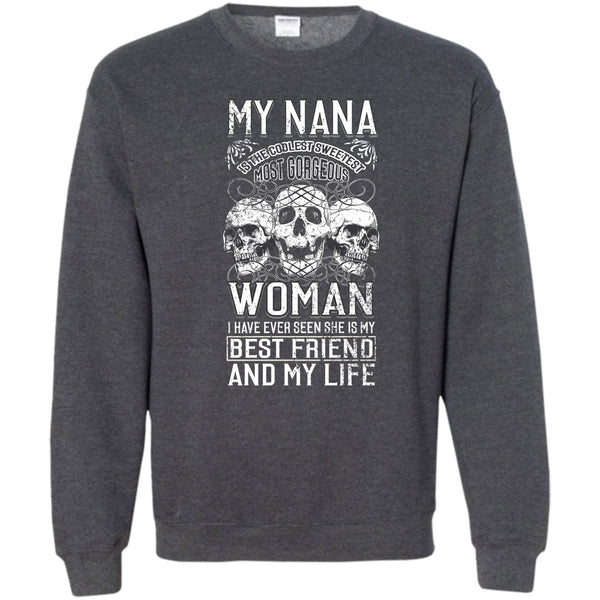 Awesome Nanny T Shirt, Coolest Nanny Ever Sweatshirt