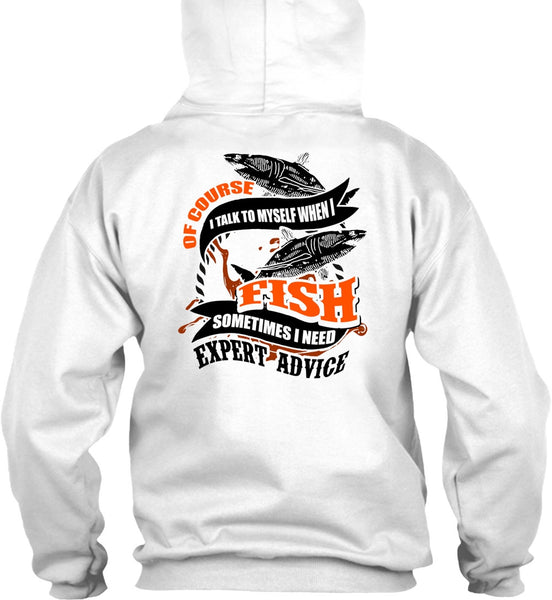 I Talk To Myself When I Fish T Shirt, I Love Fishing T Shirt