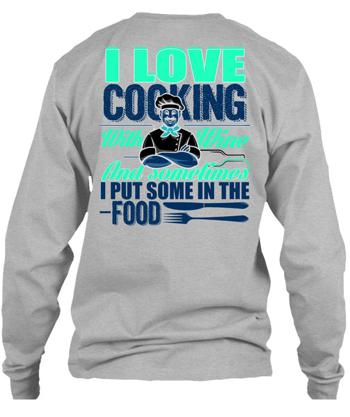 I Love Cooking T Shirt, I Love Chef T Shirt
