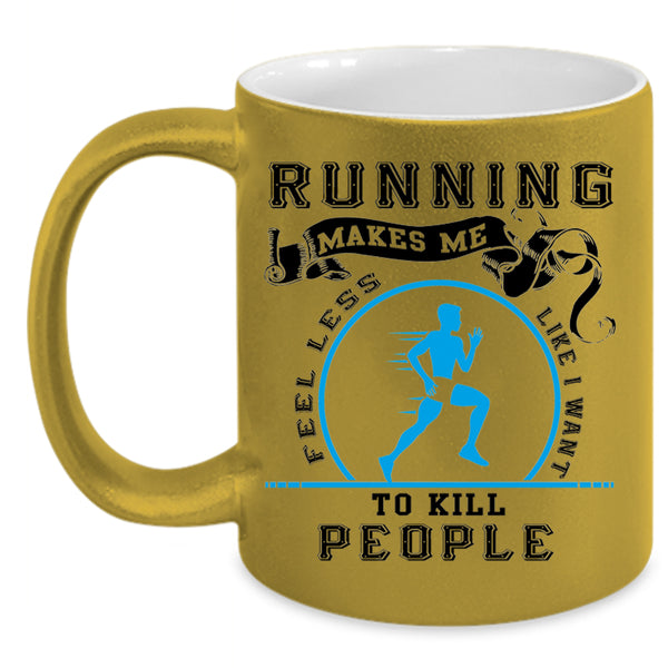 Cool Gift For Runner Coffee Mug, Funny Running Accent Mug