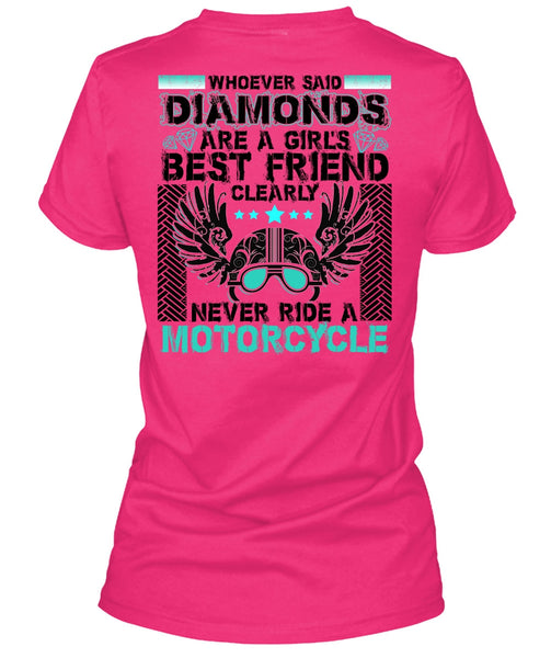 Never Ride A Motorcycle T Shirt, I Love Biker T Shirt
