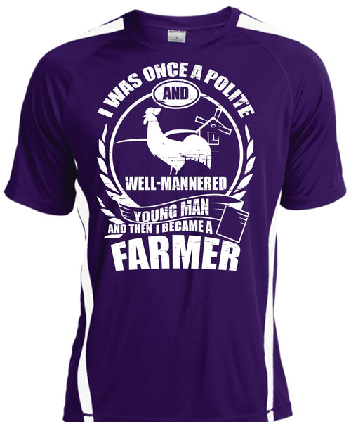 I Became A Farmer T Shirt, Young Man T Shirt, Cool Shirt