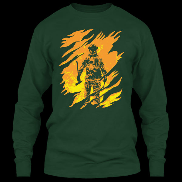 A black t-shirt with the shopify logo