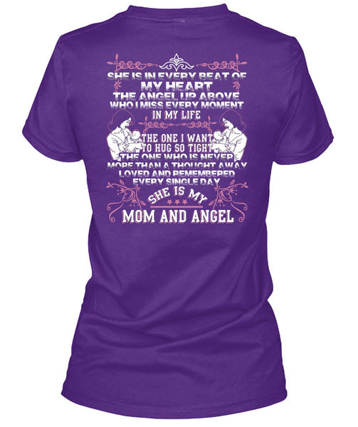 She Is My Mom And Angel T Shirt, I Love Mom T Shirt