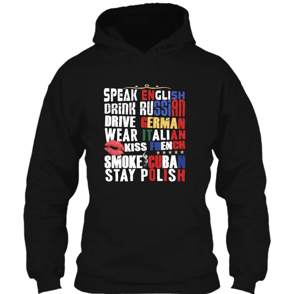 Speak English T Shirt, Drink Russian T Shirt