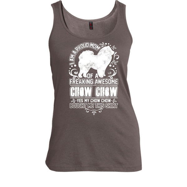 I'm A Proud Mom T Shirt, Awesome Chow Chow Tank Top