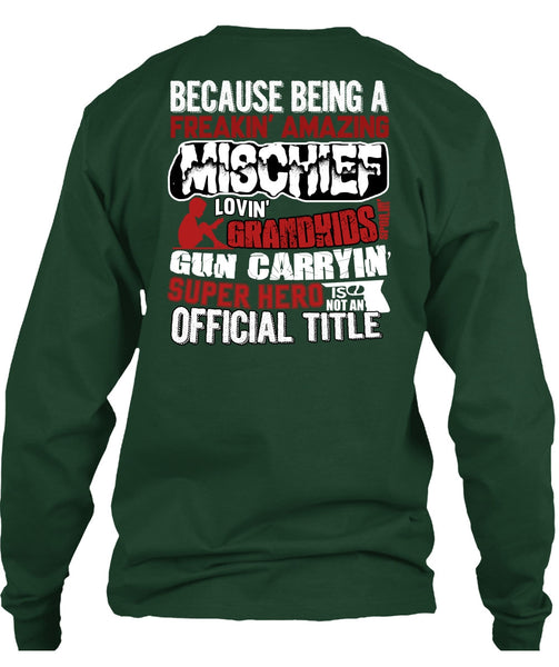 Loving Grandkids T Shirt, Official Title T Shirt