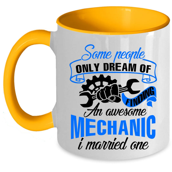 I Love Mechanic Coffee Mug, Finding An Awesome Mechanic Accent Mug