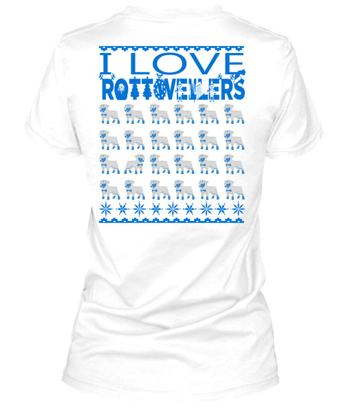 I Love Rottweilers T Shirt, I Love My Dog T Shirt