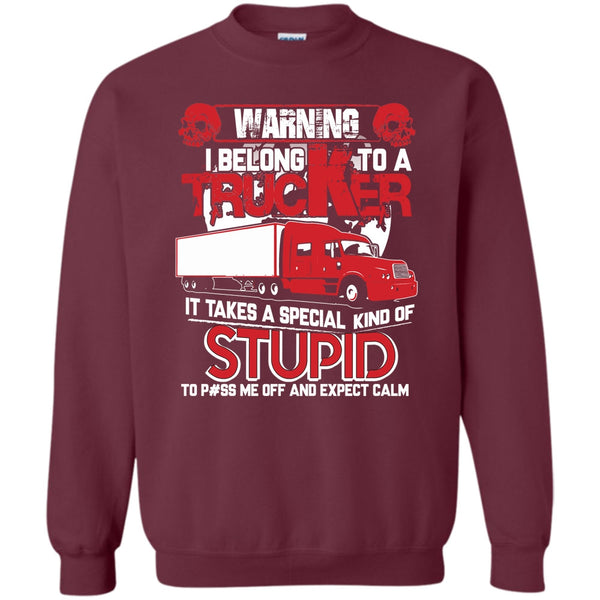 Trucker's Wife T Shirt, Coolest Trucker Sweatshirt