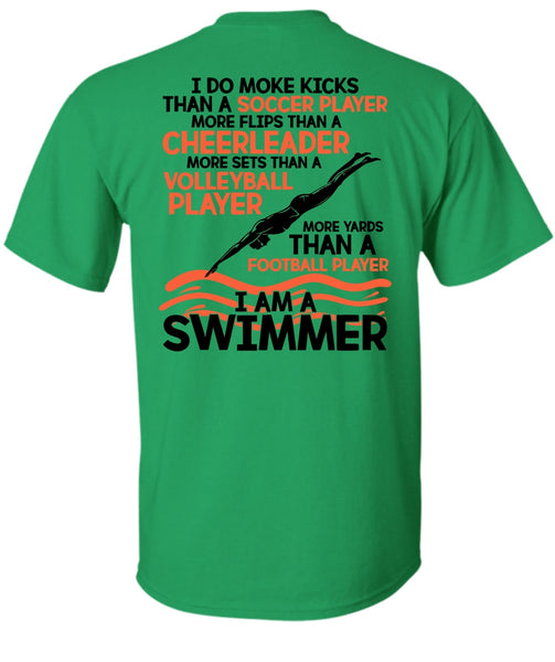 I Am A Swimmer T Shirt, I Love Swimming T Shirt