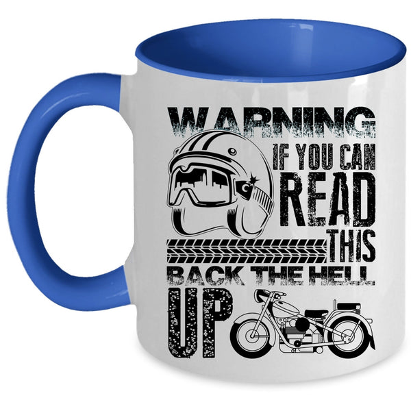 Funny Gift For Bikers Coffee Mug, Cool Motorcycles Accent Mug