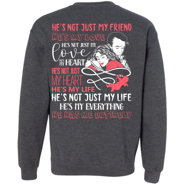 He's My Love T Shirt, I Love Wife Sweatshirt