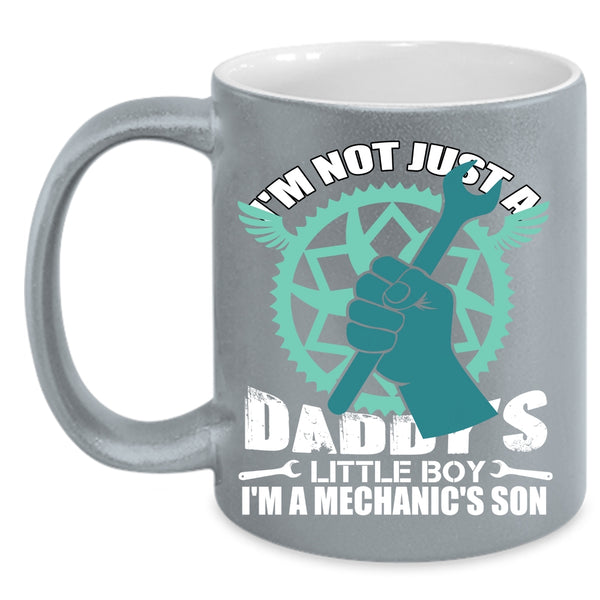 I'm A Mechanic's Son Coffee Mug, Dad And Son Coffee Cup