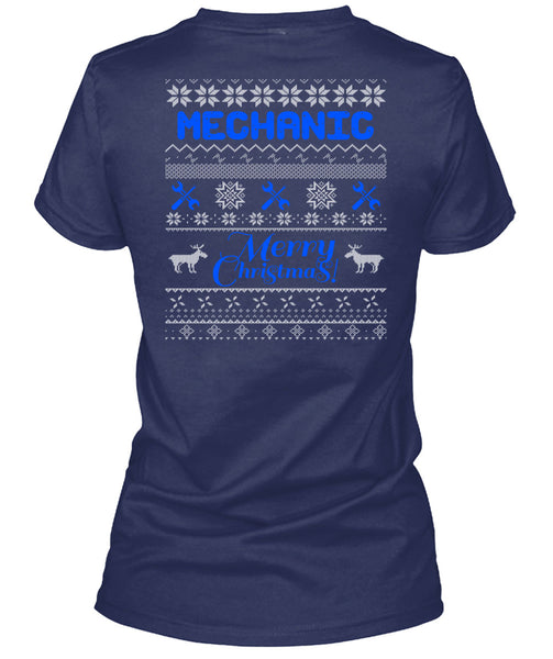 Mechanic Merry Christmas T Shirt, Being A Mechanic T Shirt