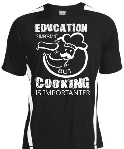 A black t-shirt with the shopify logo