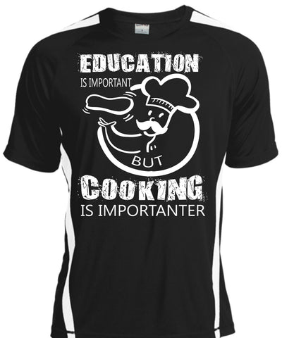 A black t-shirt with the shopify logo