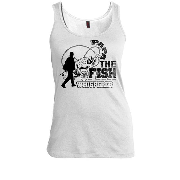 Papa The Fish Whisperer T Shirt, Fishing Papa Tank Top