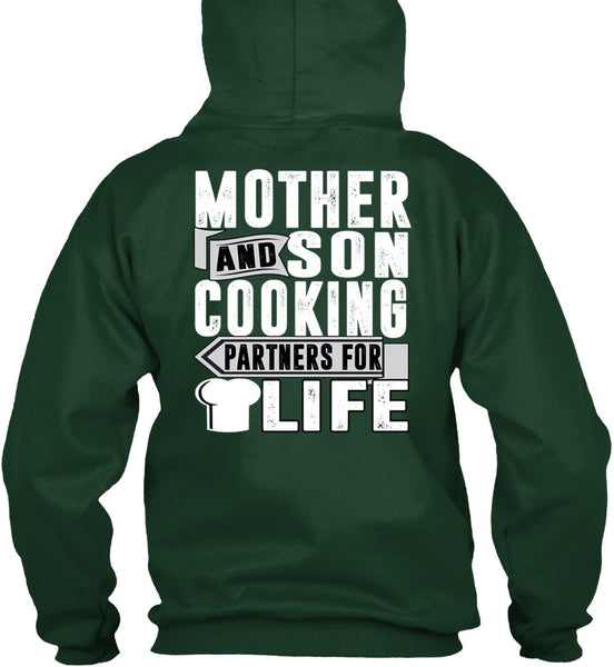 Mother And Son Cooking T Shirt, Partners For Life T Shirt